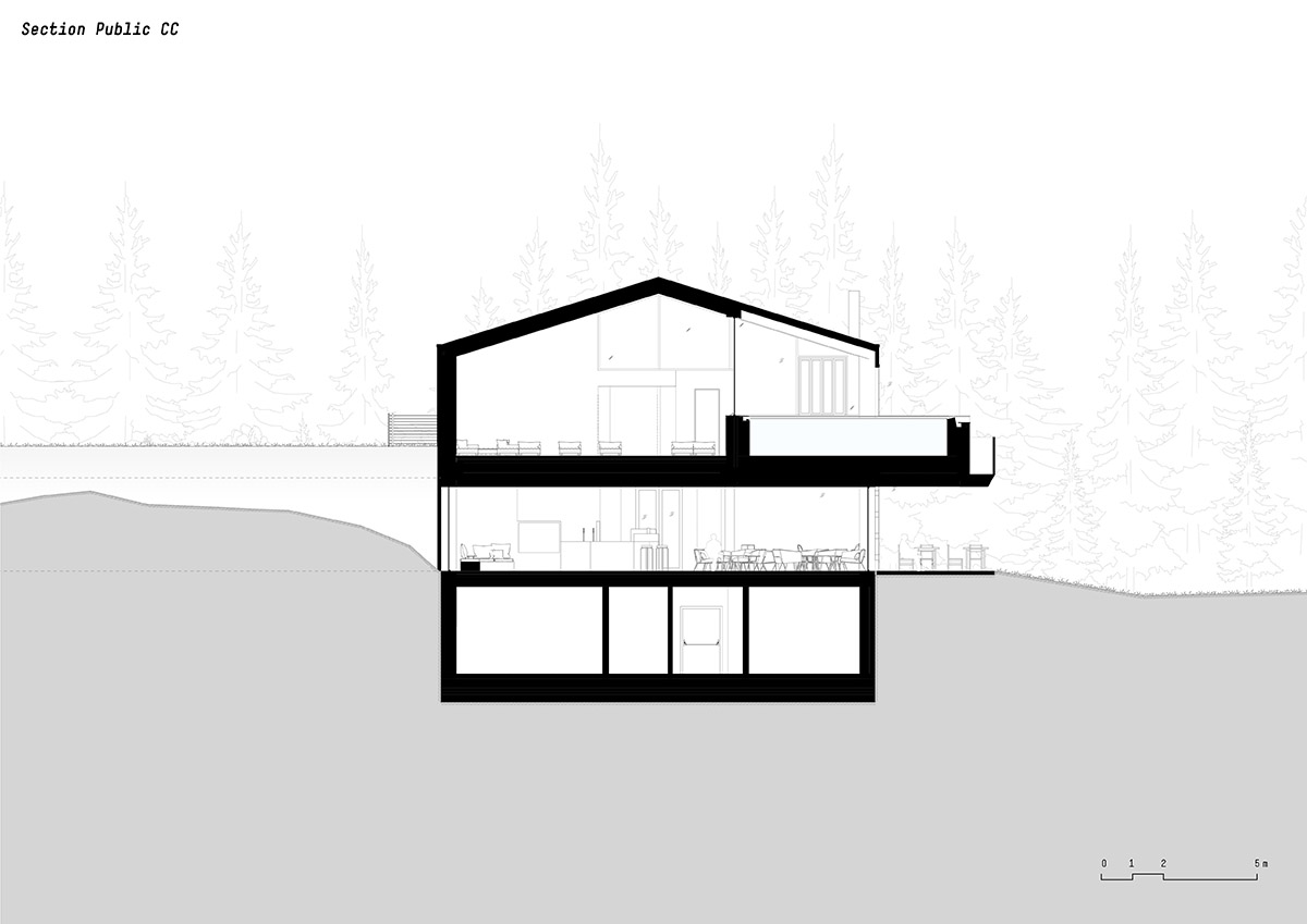 noa* designs boutique hotel and wellness featuring trapezoidal façade in an old farm of Soprabolzano