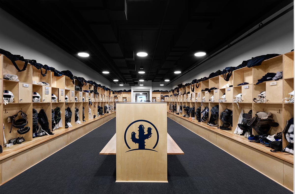 ACDF Architecture merges strict and fluid geometries for a sports complex in Montreal