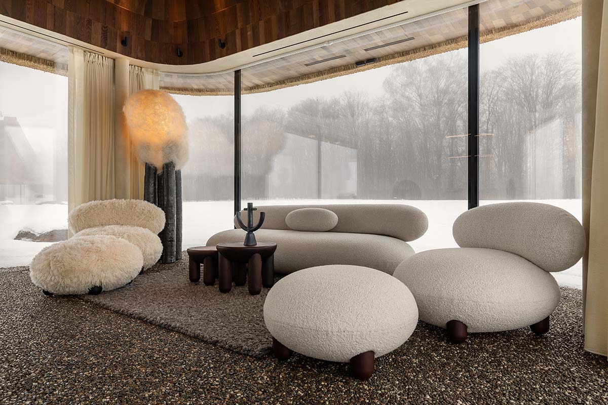 YOD Group embraces sculptural serenity for contemporary Guesthouses in central Ukraine