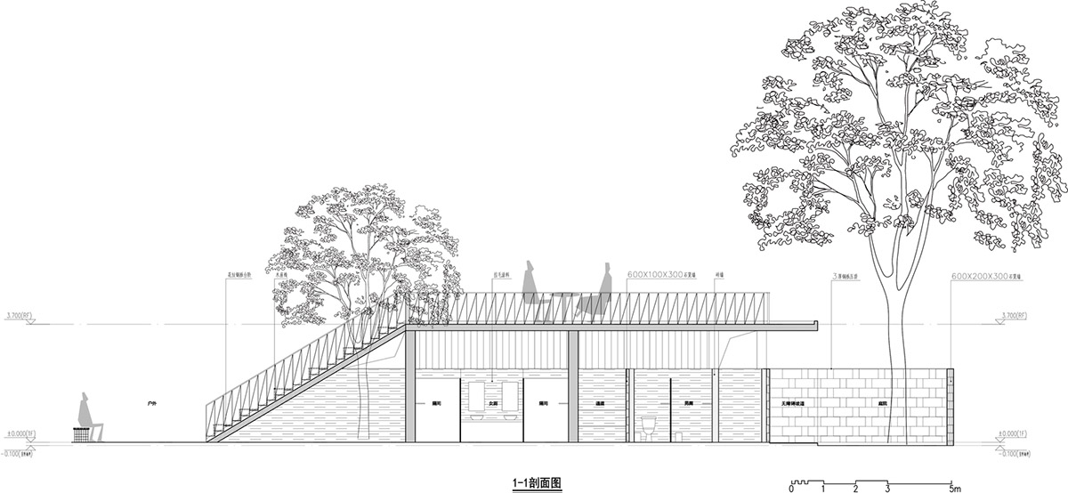 Public toilets have been elaborated in new aesthetic by Atelier cnS in Zuzhai village