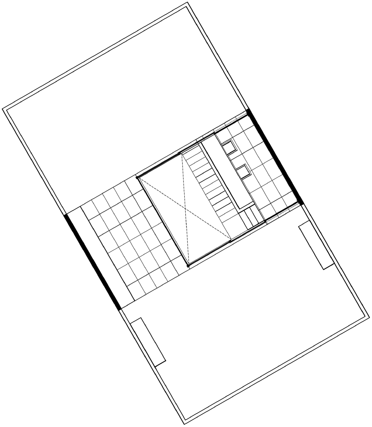 PPAA Arquitectos built compact concrete house with large private terrace in Mexico City