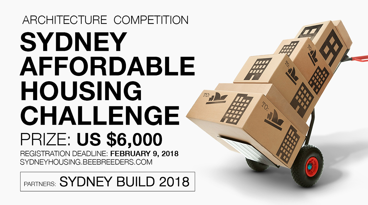 Bee Breeders announced Sydney Affordable Housing competition to tackle housing affordability