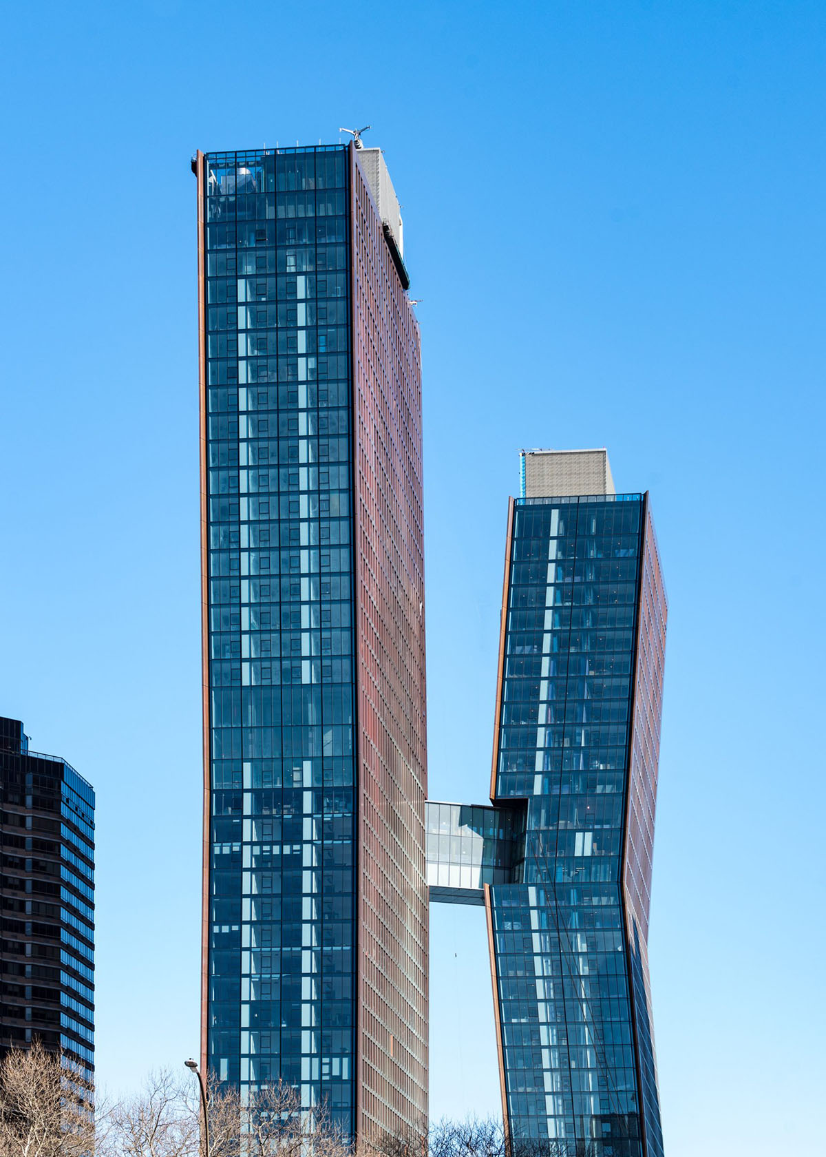 SHoP built angled copper-clad towers that change Manhattan's silhouette