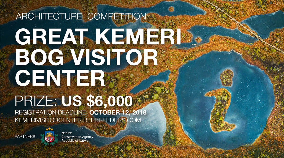 Call for registrations to Great Kemeri Bog Visitor Center architecture competition