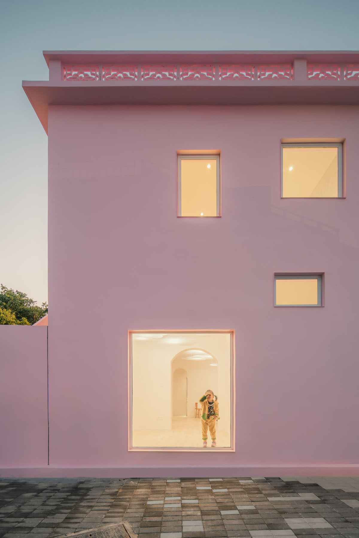 Wutopia Lab built fully pinky and blue houses to distill boundaries between men and women
