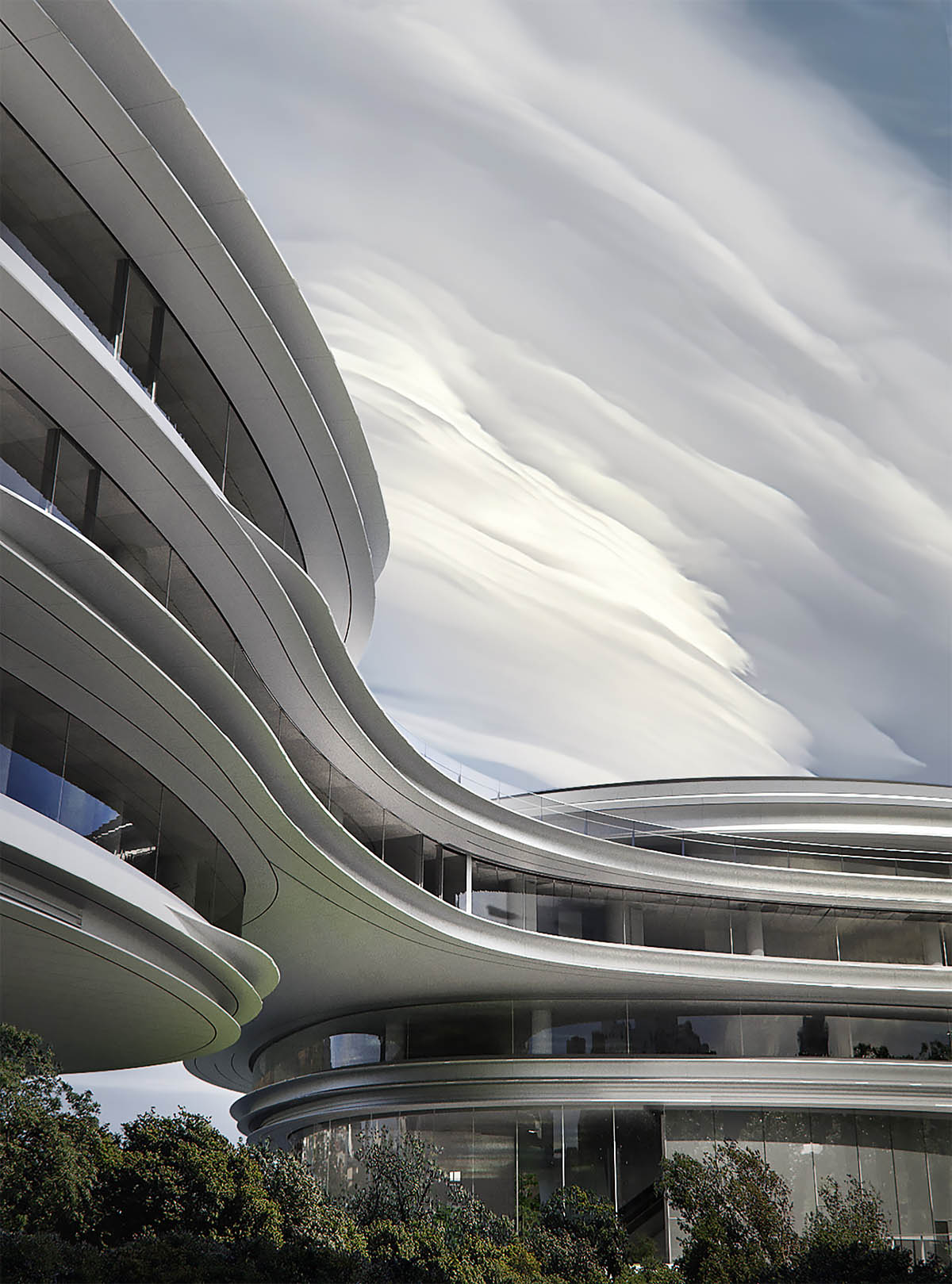 MAD reveals design and construction update for Tencent's new Shenzhen Headquarters