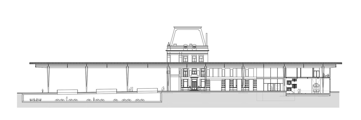 Dietmar Feichtinger Architectes creates large green canopy for Oostende station in Belgium