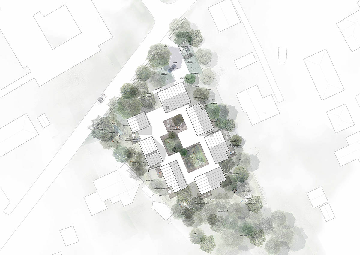 WE Architecture unveils its competition entry for Trygfondens Familyhouse for Denmark