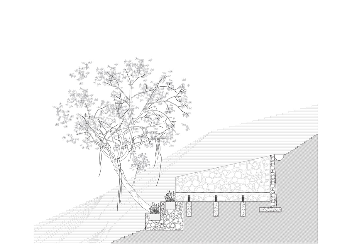 MAIN OFFICE adds half-circle yoga platform to thatched-roof guest villas in Sayulita, Mexico