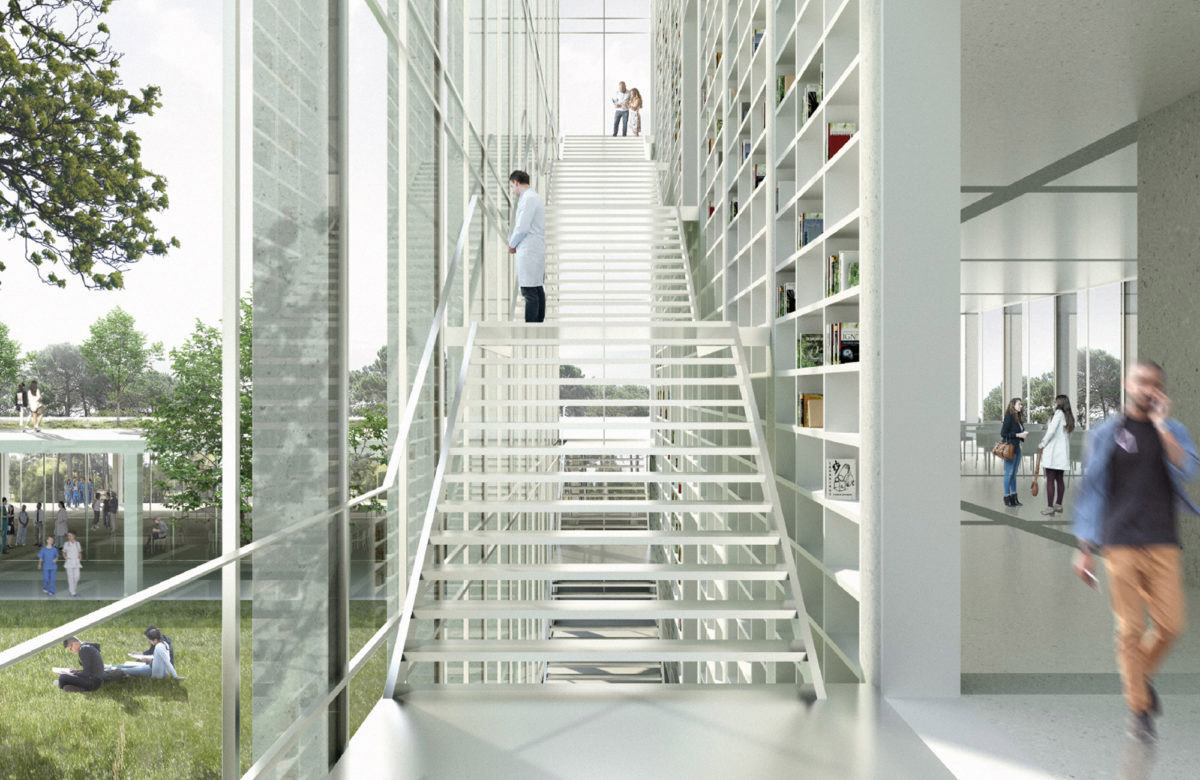 Topotek 1and Labics design new masterplan for Bio-Medico University of Rome