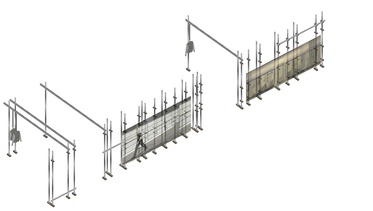 So Studio combines grey-colored palette with glazed orange handmade bricks for SAMO store in China