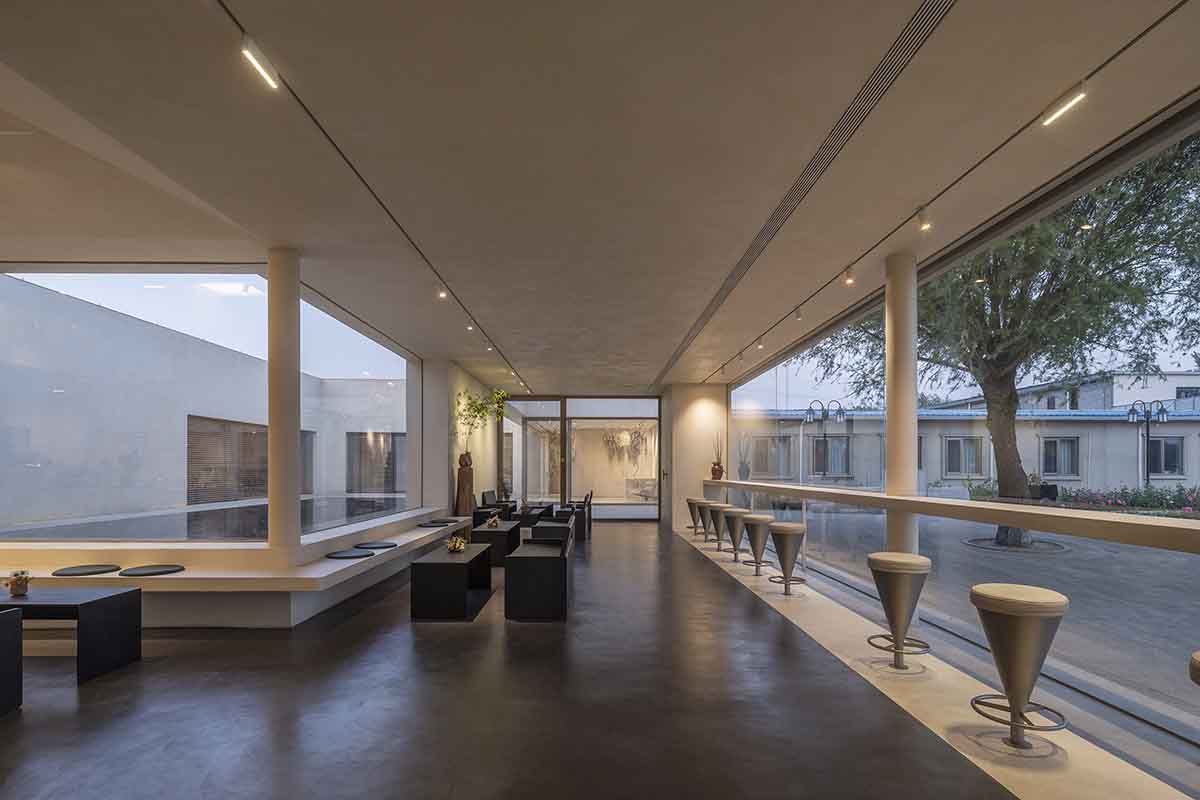 Archstudio completes Songmont Space by framing the courtyard in Beijing