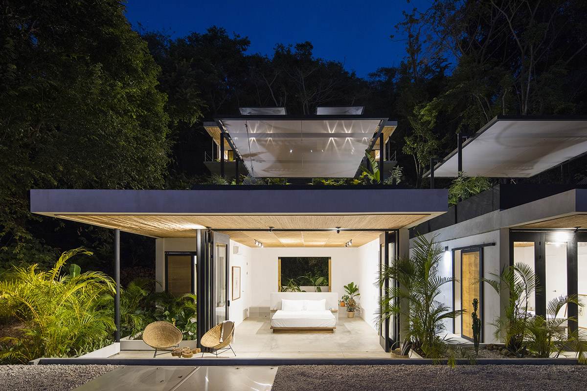 Studio Saxe completes terraced boutique hotel on a steep hillside in Costa Rica