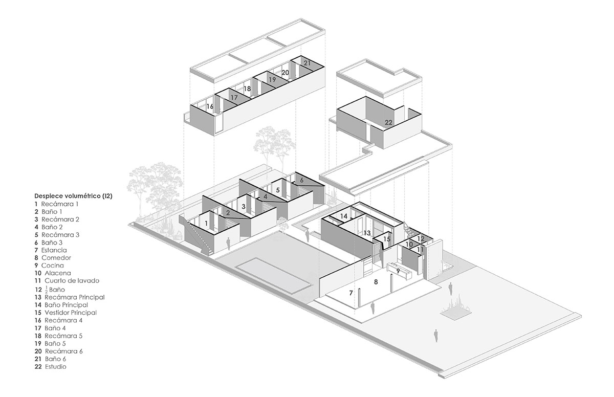 Araujo Galvan Arquitectos completes Casa Mate with articulated geometry in Mexico