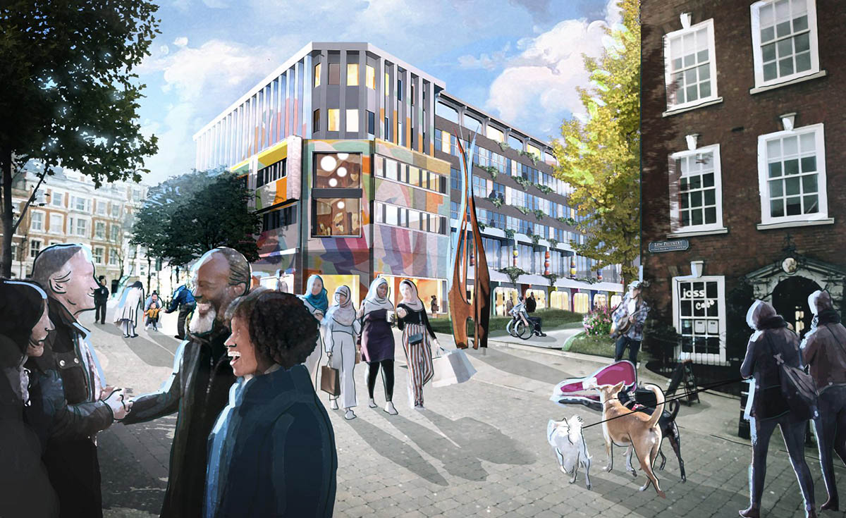 Heatherwick Studio uses ruins of partly demolished shopping centre to bring new vision to Nottingham