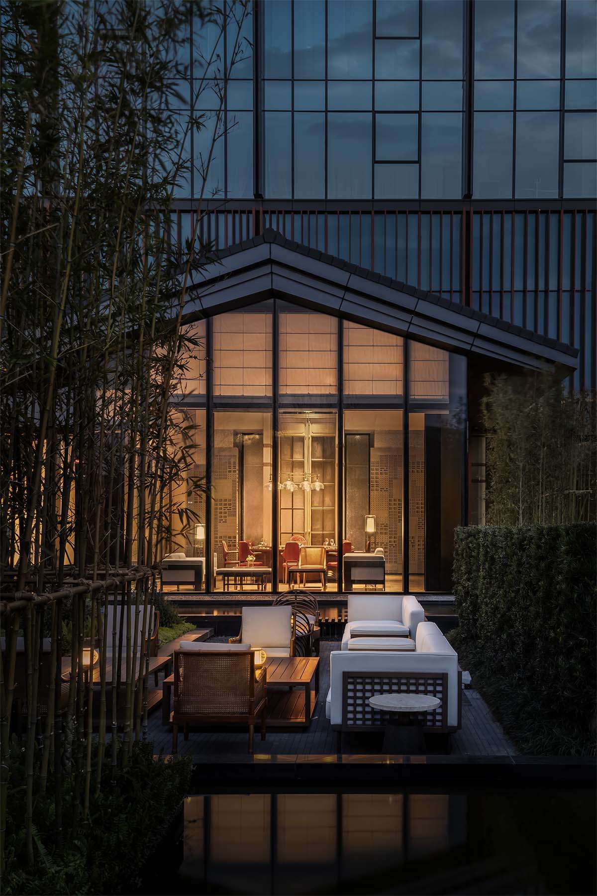 CCD creates interiors for Mumian Chengdu hotel with oriental architectural elements in China 