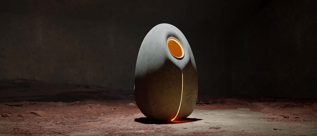 Makhno Studio designs bagel-shaped 3D printed conceptual settlement for Mars 