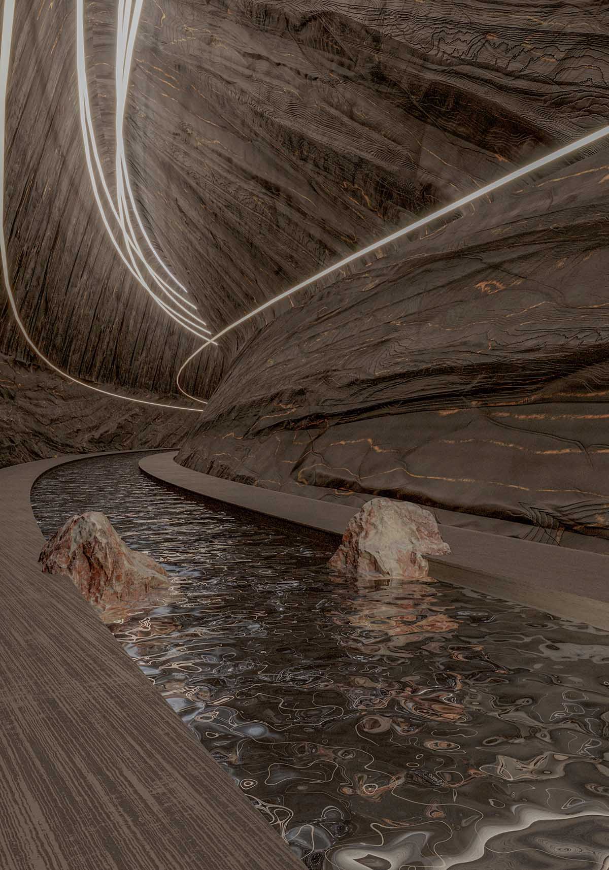 Makhno Studio designs bagel-shaped 3D printed conceptual settlement for Mars 