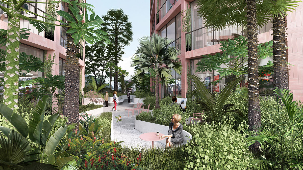 BIG designs earthy-colored and rounded tower in Ecuador