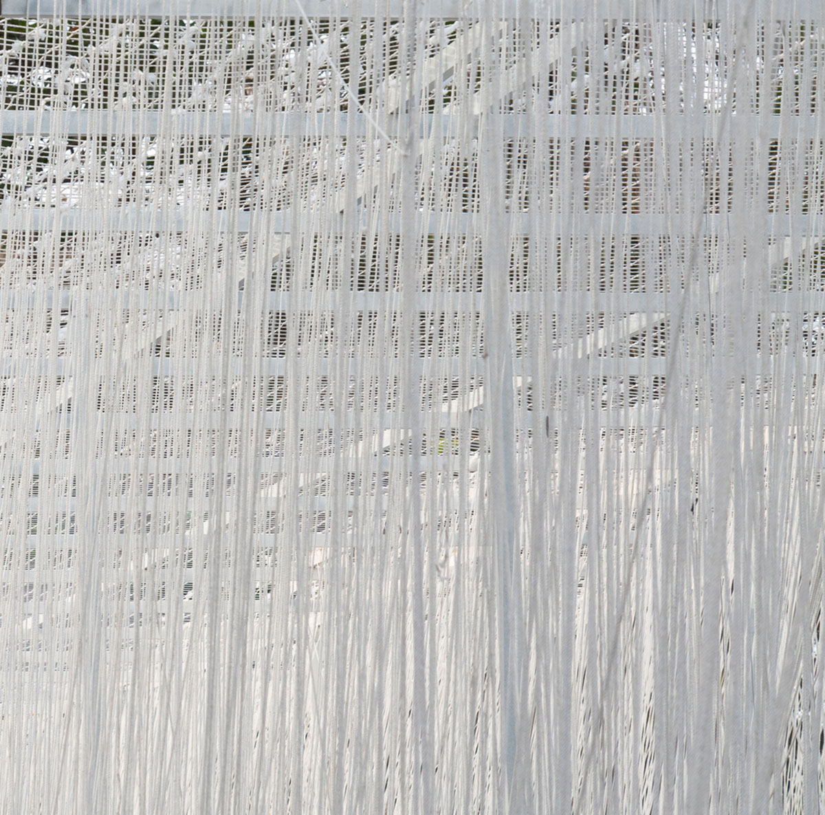 MIA Design Studio created lightweight pavilion made of thousands of small nylon cords in Vietnam