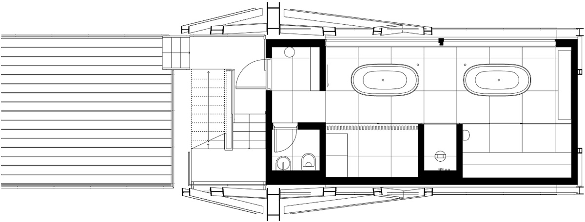 Arcgency transformed former coal crane into a luxury private retreat in Denmark