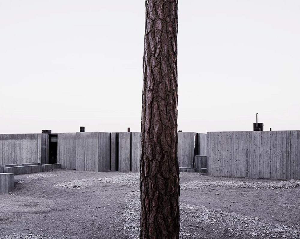 Skils&ouml; Arkitekter transforms old bunker into a private residence with sliced concrete blocks