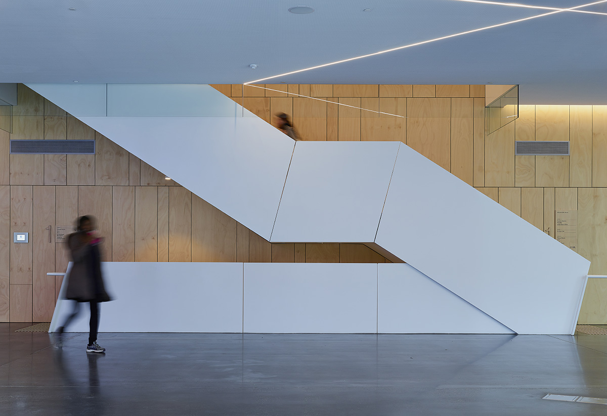 Snøhetta, JPE Design Studio and Jam Factory complete Pridham Hall with inclined terrace in Adelaide