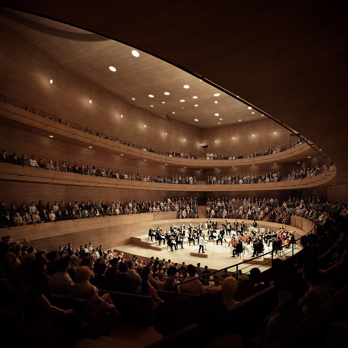 David Chipperfield Architects receives planning permission for Edinburg Concert Hall