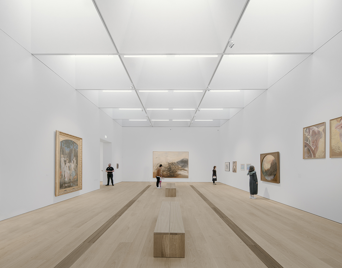 Sharp lines and introverted façade form Musée cantonal des Beaux-Arts de Lausanne by Barozzi Veiga