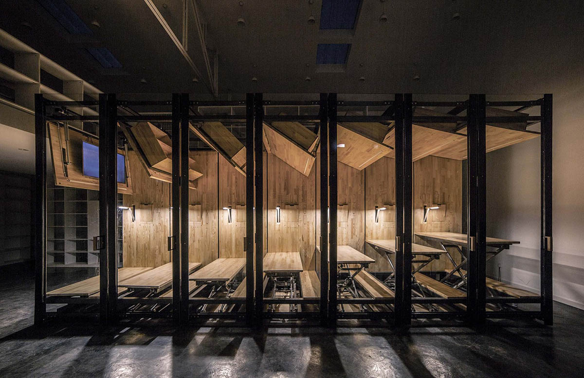 LUO studio designed one module that can adapt to various office spaces in Beijing