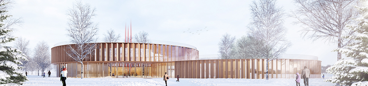 Valentino Gareri proposes sustainable and modular educational building for the new post-Covid era