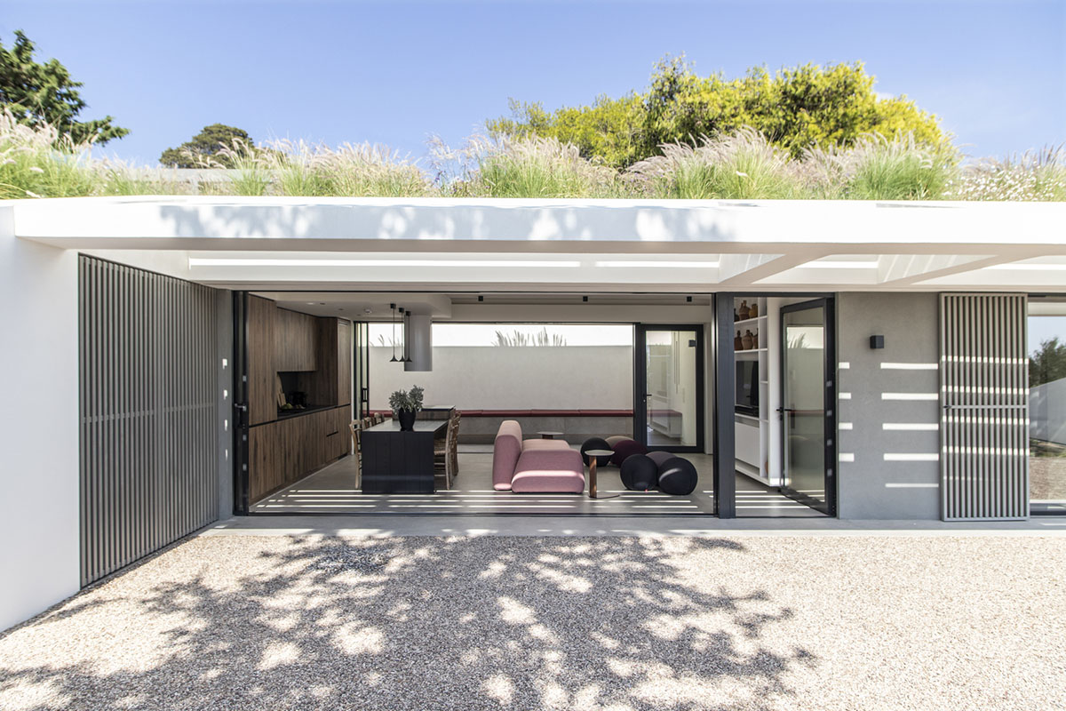 Scapearchitecture embeds summer residence into landscape towards the sea on Paros Island