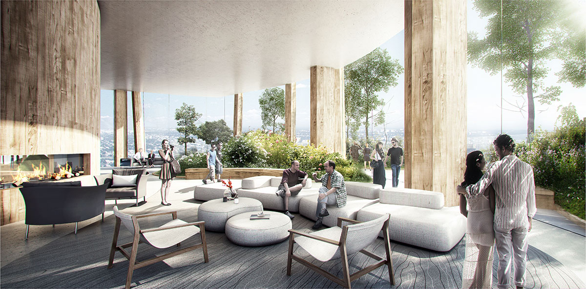 MAD's tower features a mix of natural forms for Southbank by Beulah competition in Melbourne