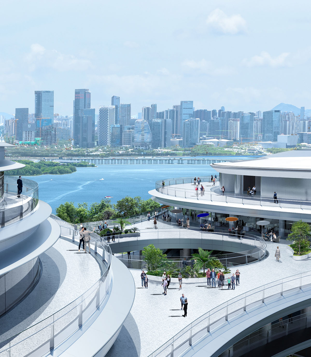 MAD reveals design and construction update for Tencent's new Shenzhen Headquarters