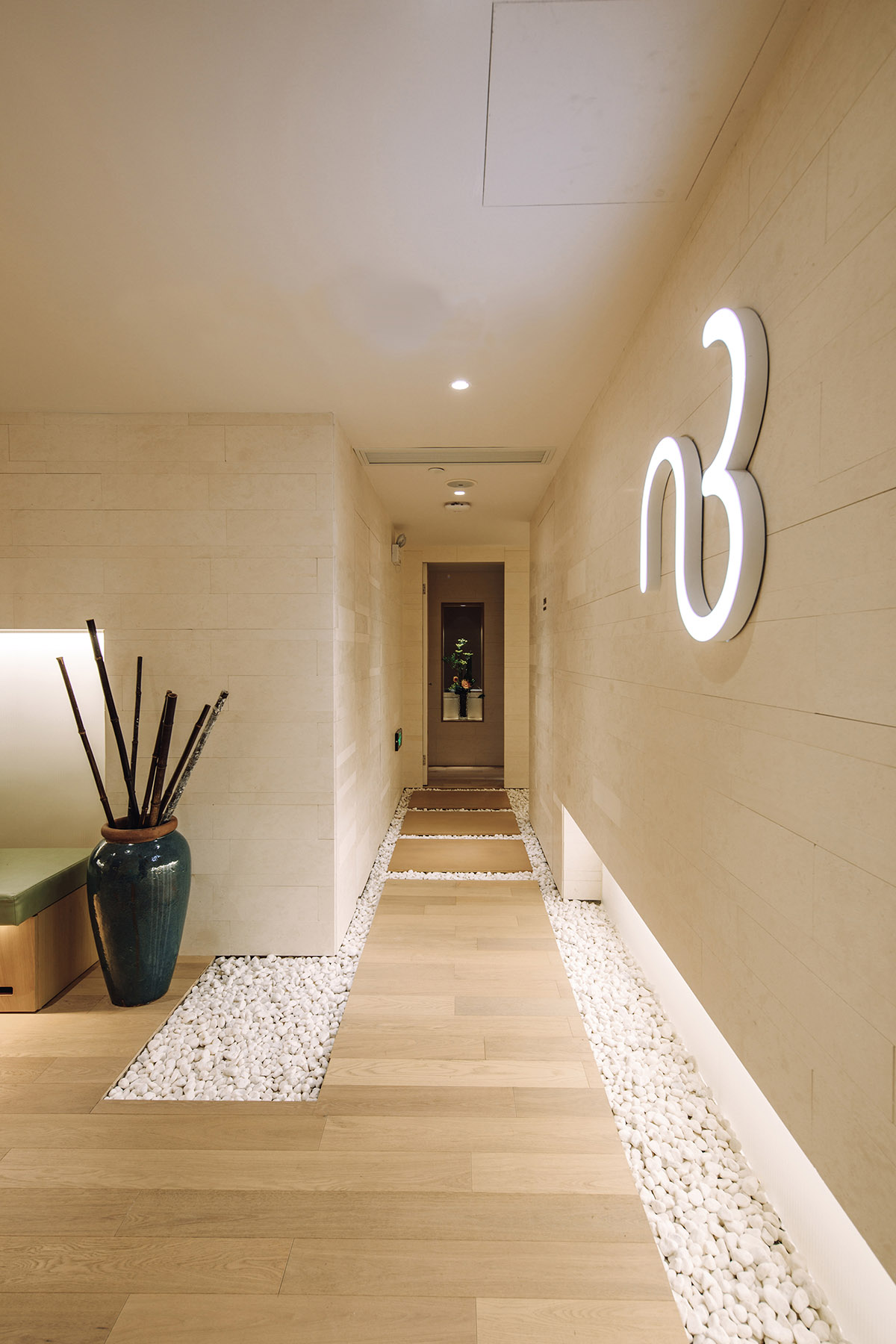 Studio DOTCOF creates cave-like interior spaces for a beauty salon in Shanghai