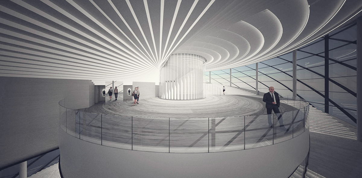 A Spiral Textile Center by Studio ATAH Adopts the Concept of Weaving