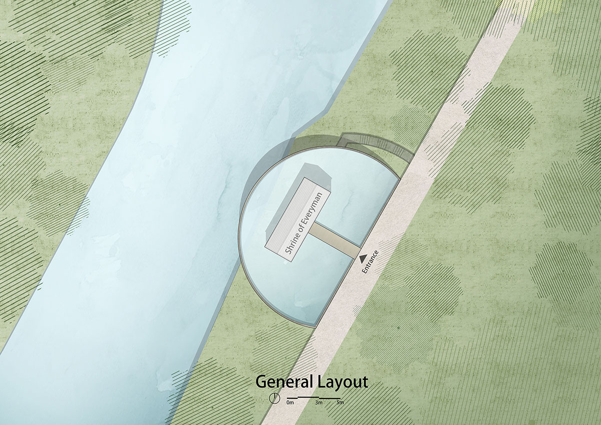 Wutopia Lab converts abandoned pump house into a pavilion with cloud-shaped translucent panels 