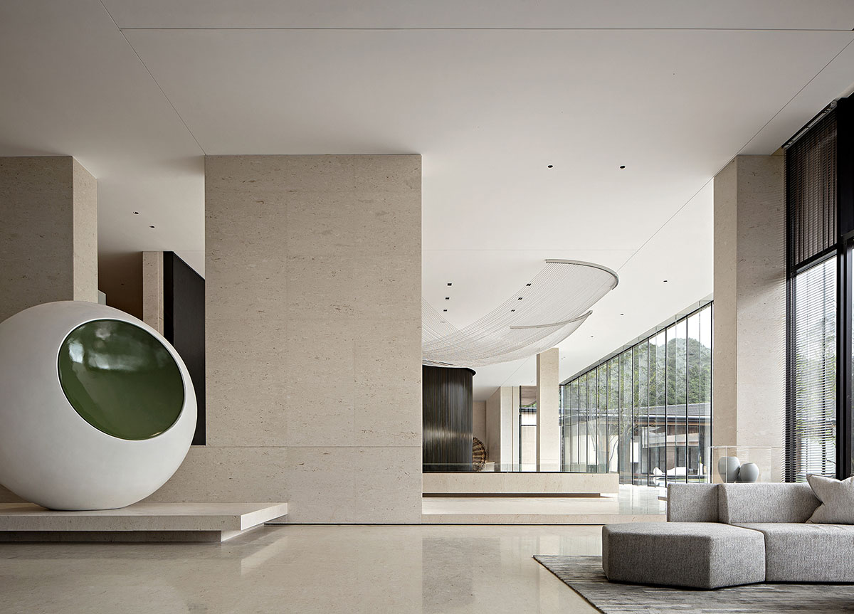 ONE-CU Interior Design Lab completes interiors of Guiyang Vanke - Guanhu Sales Center in China