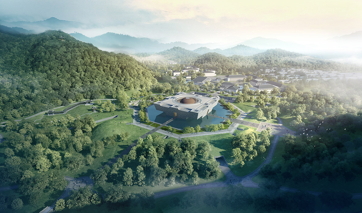 UAD and Architectural Design & Research Institute of Scut design for Da Yu Memorial Hall in China