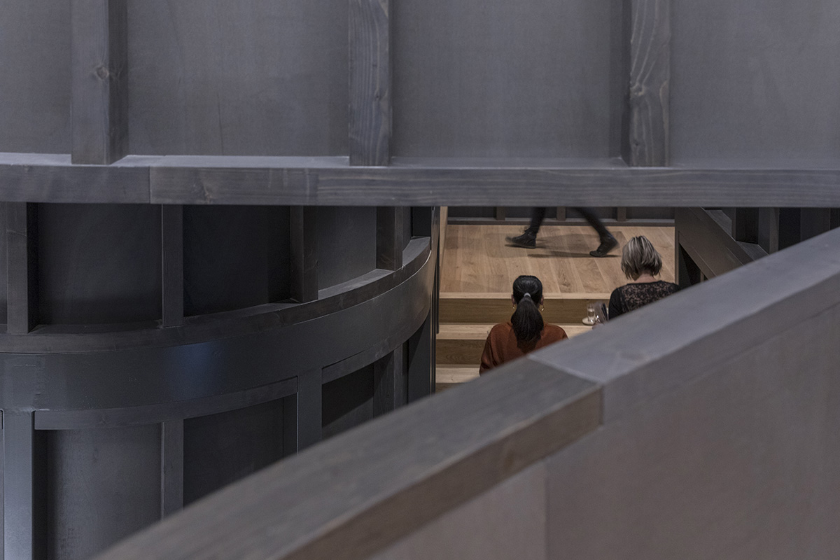 CHYBIK + KRISTOF converts historic brewery into House of Wine with rounded black volumes in Znojmo