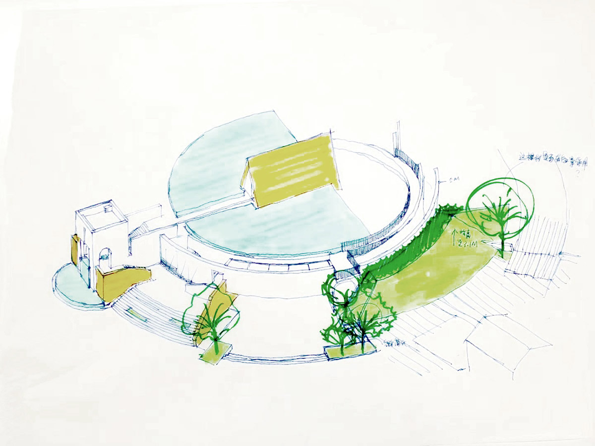 Shanghai United Design Group combines earthy elements with geometric forms for Dysis Chapel in Hainan