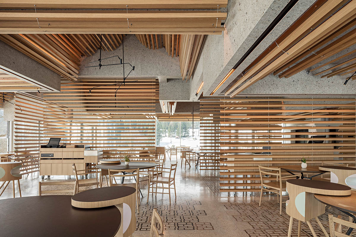 Cascading glazed restaurant by PPAG architects explores sustainable and self-sufficient gastronomy