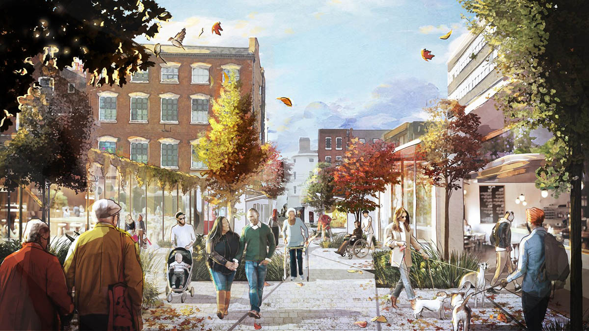 Heatherwick Studio uses ruins of partly demolished shopping centre to bring new vision to Nottingham