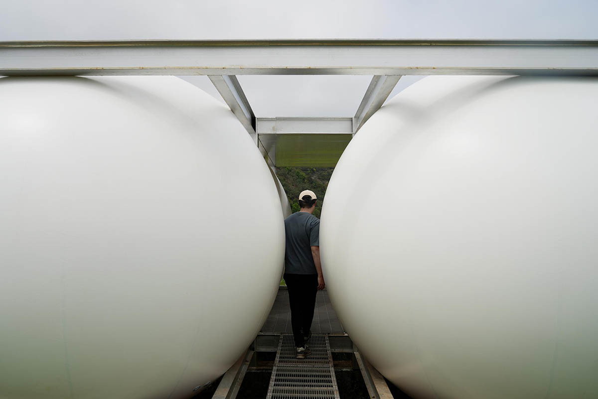 Practice on Earth and Increments Studio complete inflatable structures in Ningbo, China