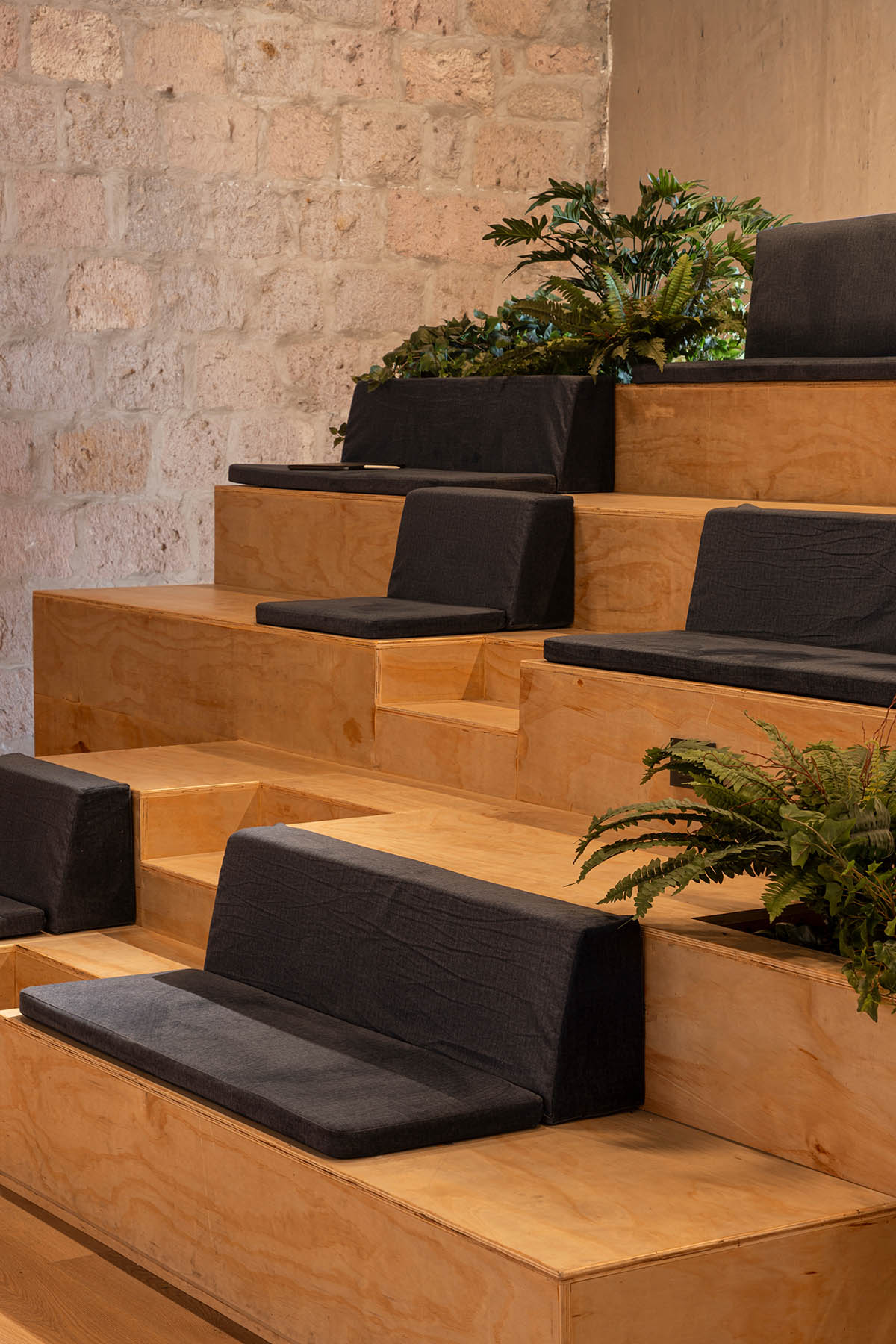 FMA. designs corporate building with warm, earthy tones in a former 17th-century convent