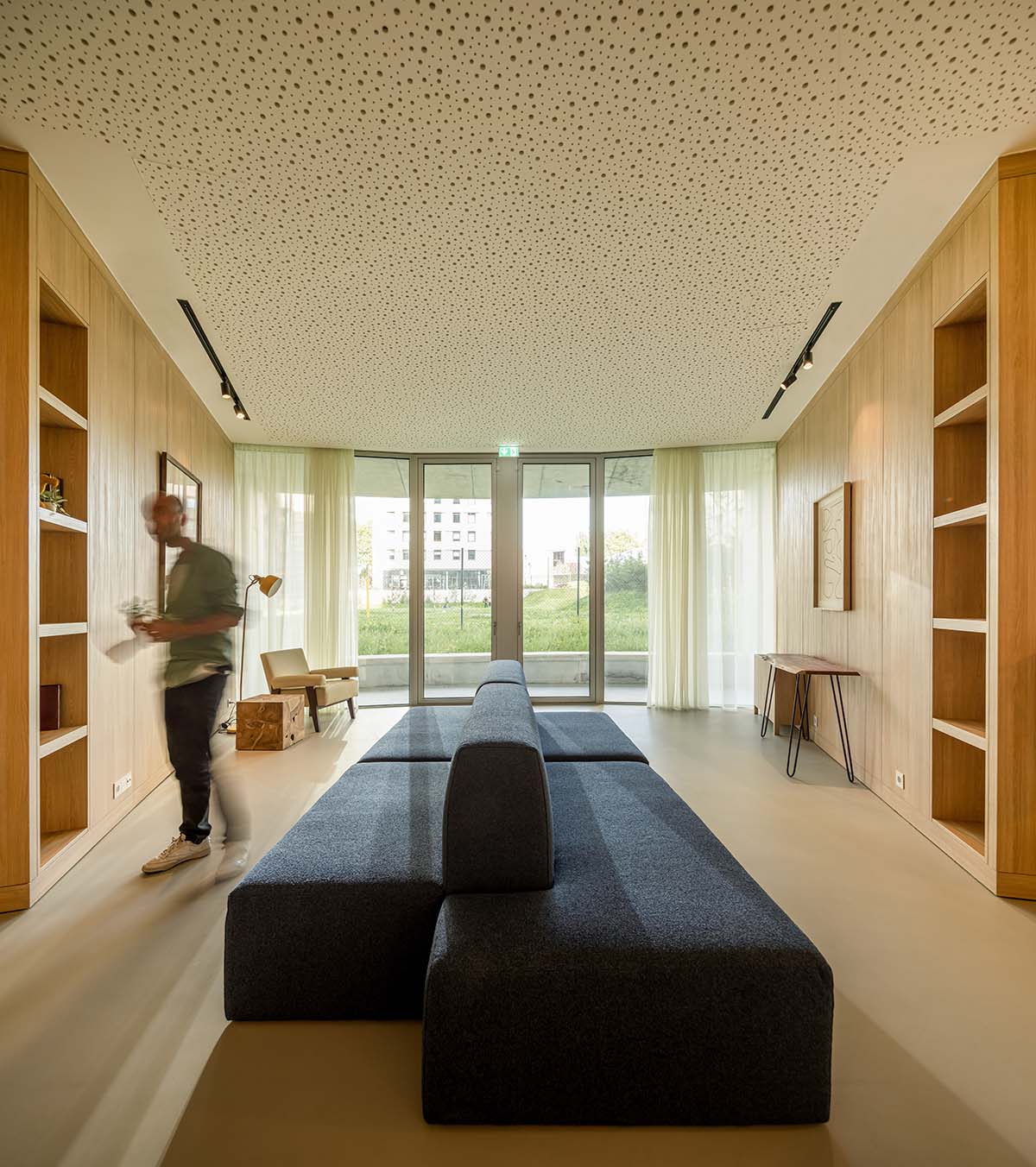 OODA completes cylindrical student housing with colonnaded skin in Porto, Portugal