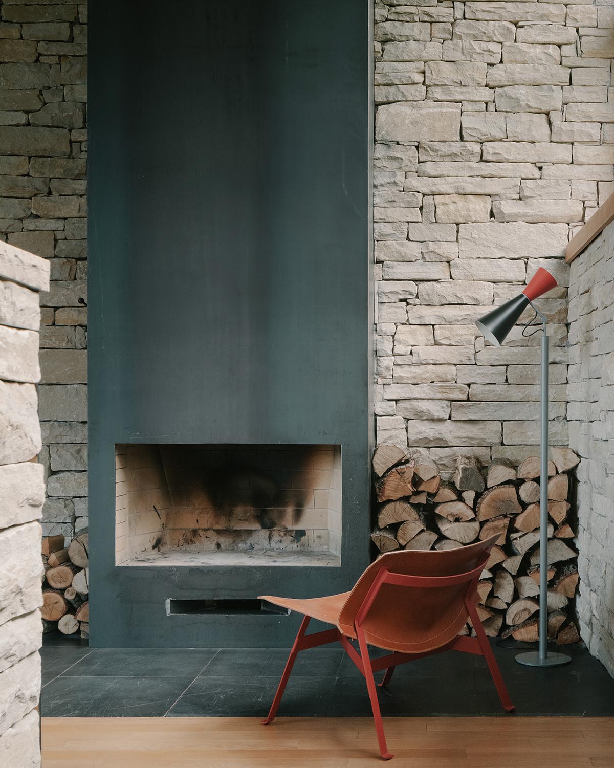 The stone and wood Tbilisi residence integrates architecture with the natural landscape