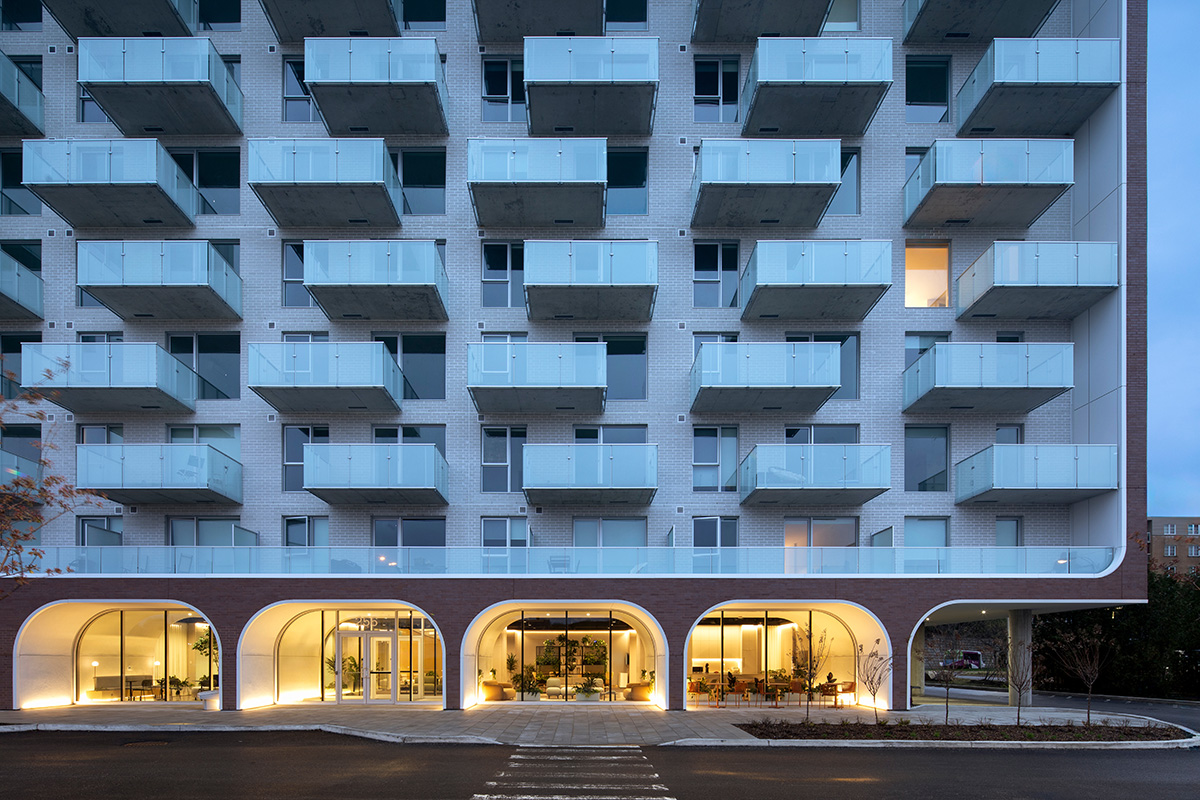 ACDF Architecture completes Mellem Manoir-des-Trembles apartments in Gatineau, Canada