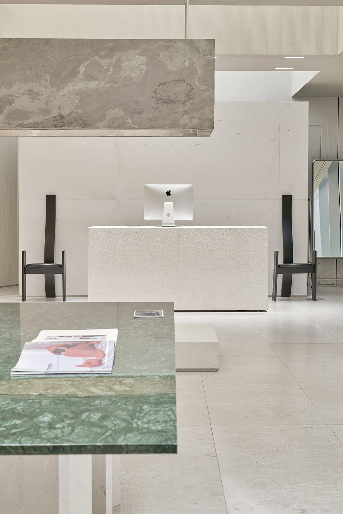 Boutique fashion store by Various Associates is inspired by remaining ancient temples in deserts