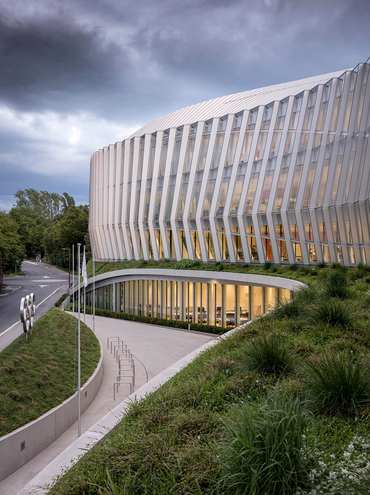 3XN completes sinuous Olympic House in Lausanne, Switzerland